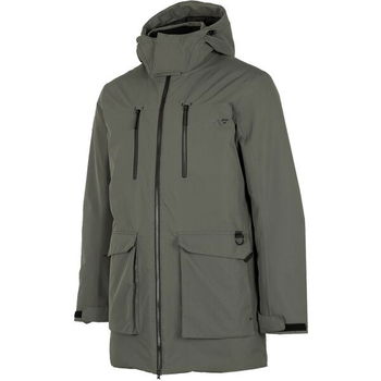 4F COAT MEN´S Pánsky kabát, khaki, veľkosť