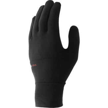 4F GLOVES CAS UNI Unisex pletené rukavice, čierna, veľkosť