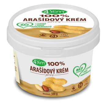 4Slim 100% Arašidový krém 500 g