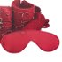 8-dielny červený BDSM kit s kožušinou