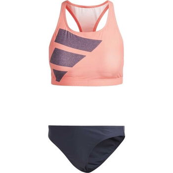 adidas BIG BARS BIKINI Dámske dvojdielne plavky, lososová, veľkosť