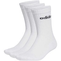 adidas C LIN CREW 3P Ponožky, biela, veľkosť