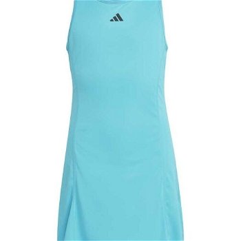 adidas CLUB DRESS Dievčenské športové šaty, tyrkysová, veľkosť