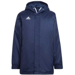 adidas ENT22 STAD JKTY Juniorská futbalová bunda, tmavo modrá, veľkosť