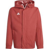 adidas ENTRADA 22 ALL-WEATHER Chlapčenská bunda, červená, veľkosť