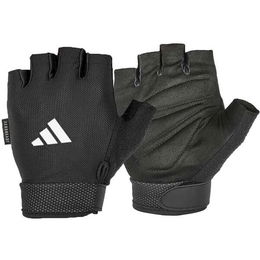 adidas ESSENTIAL ADJUSTABLE GLOVES Pánske rukavice na posilňovanie, čierna, veľkosť