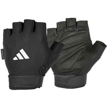 adidas ESSENTIAL ADJUSTABLE GLOVES Pánske rukavice na posilňovanie, čierna, veľkosť