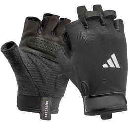 adidas ESSENTIAL TRAINING GLOVES Pánske fitness rukavice, čierna, veľkosť