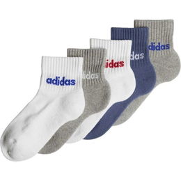 adidas LINEAR ANKLE KIDS Detské členkové ponožky, biela, veľkosť