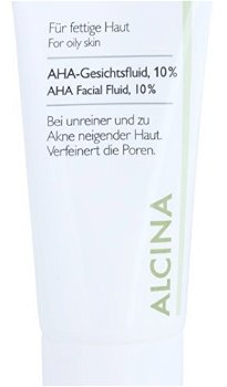 Alcina Pleťový fluid s AHA kyselinami 10% (AHA Facial Fluid, 10%) 50 ml