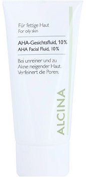 Alcina Pleťový fluid s AHA kyselinami 10% (AHA Facial Fluid, 10%) 50 ml