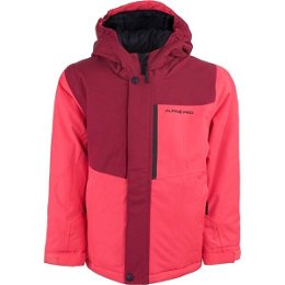 ALPINE PRO GERGO Detská lyžiarska bunda, ružová, veľkosť