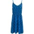ALPINE PRO HUWELA Dámske šaty, modrá, veľkosť