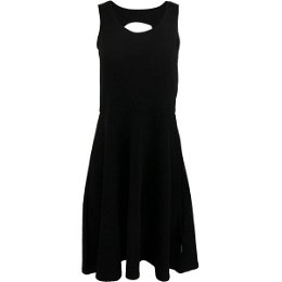 ALPINE PRO ZARFA Dámske šaty, čierna, veľkosť