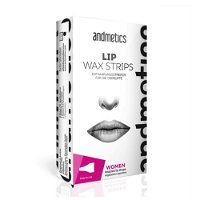 Andmetics Depilačné pásiky na hornú peru pre ženy (Lip Wax Strips For Women)