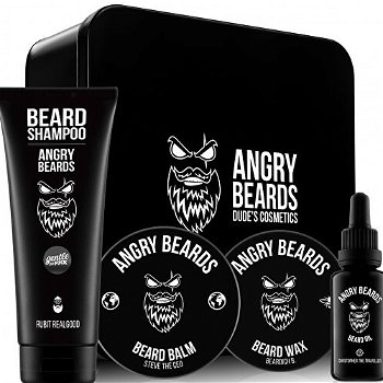 Angry Beards Darčeková súprava starostlivosti o bradu Traveller