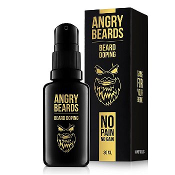 Angry Beards Prípravok na rast fúzov (Beard Doping) 30 ml (měsíční kůra)