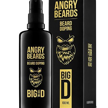 Angry Beards Prípravok na rast fúzov BIG D (Beard Doping) 100 ml