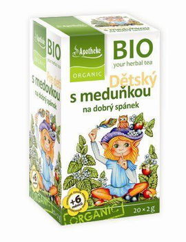 Apotheke Detský ovocný čaj s medovkou BIO 20 vrecúšok