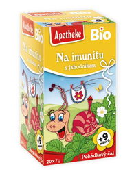 Apotheke Rozprávkový čaj Bio imunita s Jahodník 20x2 g