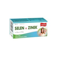 Apotheke Tablety Selén+Zinok 30 tabliet