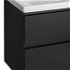 AQUALINE - ALTAIR umývadlová skrinka 67x60x45cm, čierna mat AI670