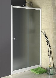 AQUALINE - AMADEO posuvné sprchové dvere 1000, sklo Brick BTS100