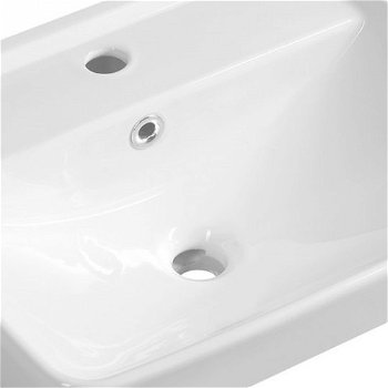 AQUALINE - DURU keramické umývadlo 50x40cm, biela TU0350