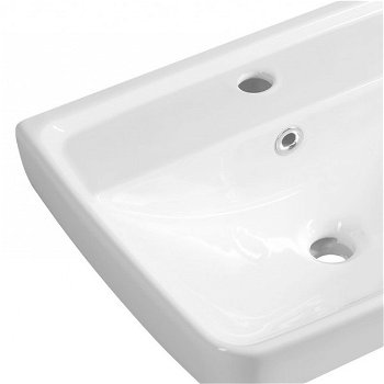 AQUALINE - DURU keramické umývadlo 50x40cm, biela TU0350