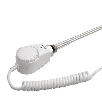 AQUALINE - Elektrická vykurovacia tyč s integrovaným termostatom 300W, biela TS-300B