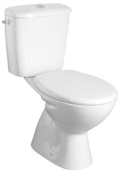 AQUALINE - MIGUEL WC kombi misa, dvojtlačidlo, spodný odpad, biela LC2258