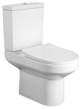 AQUALINE - VERMET WC kombi mísa, spodný/zadný odpad, biela VR038