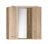 AQUALINE - ZOJA/KERAMIA FRESH galérka s LED osvetlením, 70x60x14cm, dub platin 45029