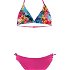 AQUOS CARMELA Dievčenské dvojdielne plavky, ružová, veľkosť