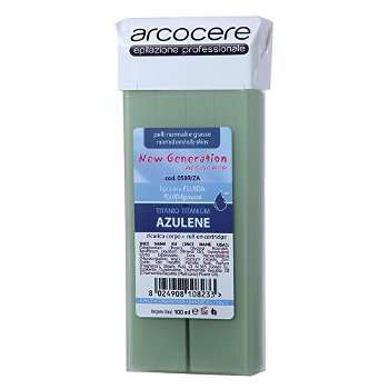 Arcocere Epilačný vosk Professional Wax azulén Zinc Titanium (Roll-On Cartidge) 100 ml