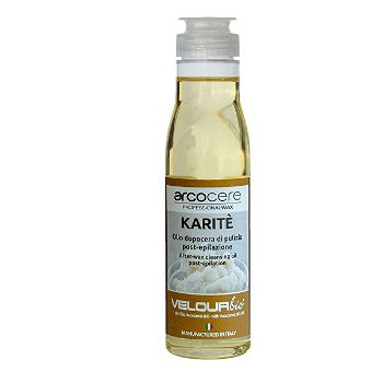 Arcocere Upokojujúce čistiace olej po epilácii Karité Bio (After-Wax Clean sing Oil) 150 ml