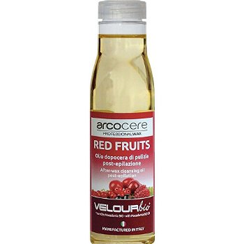 Arcocere Upokojujúce čistiace olej po epilácii Red Fruits Bio (After-Wax Clean sing Oil) 150 ml