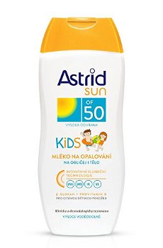 Astrid Detské mlieko na opaľovanie OF 50 Sun 200 ml