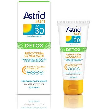 Astrid Pleťový krém na opaľovanie OF 30 Sun Detox 50 ml