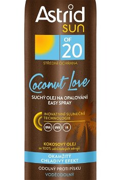 Astrid Suchý olej na opaľovanie OF 20 Coconut Love 150 ml