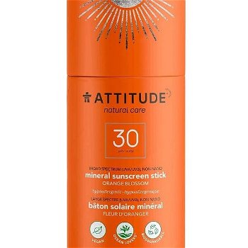 Attitude 100% minerálna ochranná tyčinka na celé telo SPF 30 - Orange Blossom 85 g