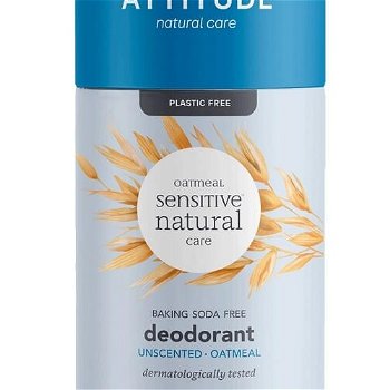 Attitude Prírodné tuhý dezodorant - pre citlivú a atopickú pokožku - bez vône 85 g