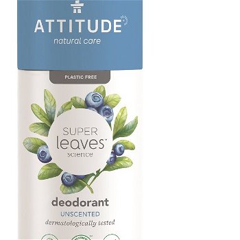 Attitude Přírodní tuhý deodorant Super Leaves bez vůně 85 g