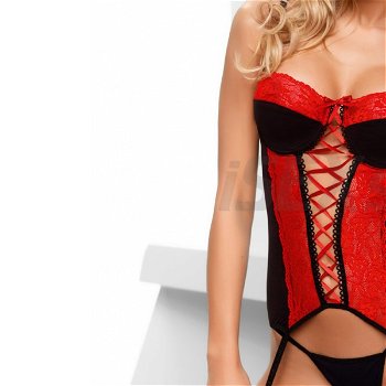 AVANUA Erotický korzet Tiffany corset red