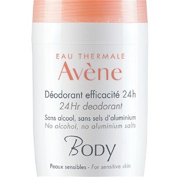 Avéne Guľôčkový deodorant bez alkoholu pre citlivú pokožku (24Hr Deodorant) 50 ml