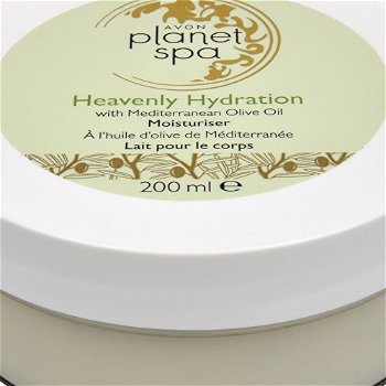 Avon Hydratačný telový krém s olivovým olejom Planet Spa (Moisturiser Heavenly Hydration with Mediterranean Olive Oil) 200 ml