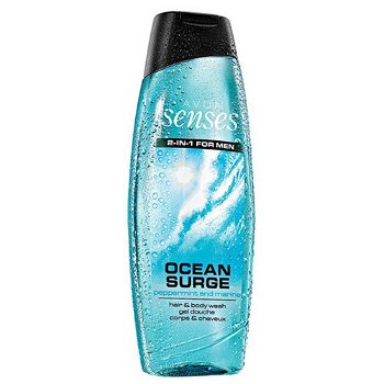 Avon Sprchový gél na telo a vlasy pre mužov Senses Ocean Surge 500 ml