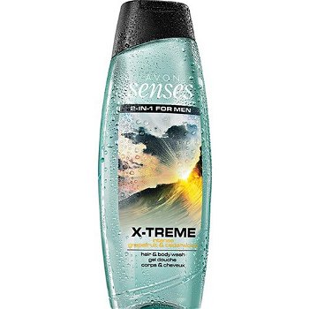 Avon Sprchový gél na telo a vlasy pre mužov X-Treme Senses ( Hair & Body Wash Gel) 500 ml