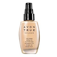Avon Upokojujúci make-up s zmatňujúci zložkou True Colour (Calming Effects Mattifying Foundation) 30 ml Almond