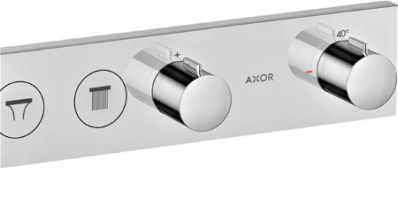 Axor Module Select - Podomietkový termostatický modul pre 5 spotrebičov, chróm 18358000